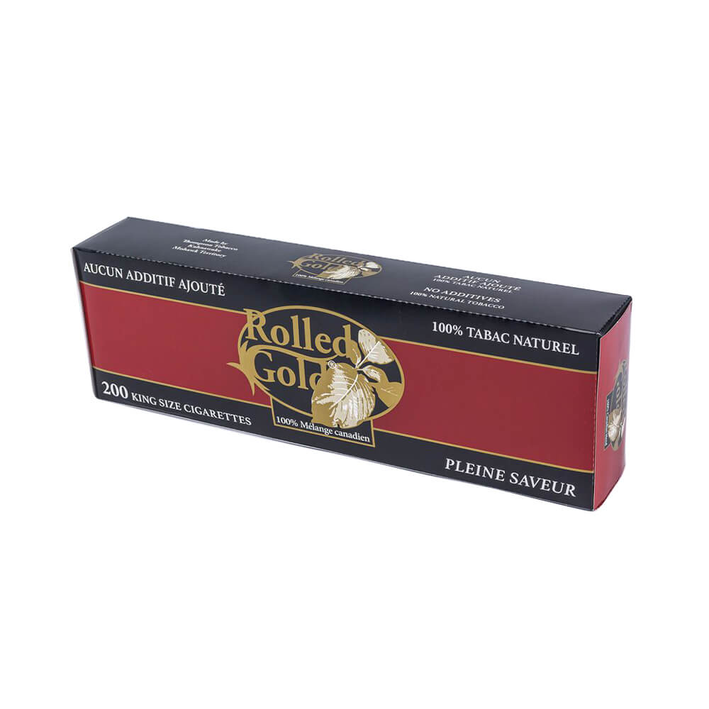 rolled gold cigarettes