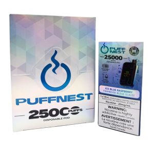 PUFF NEST 25000 PUFFS Ice Blue Raspberry Disposable Vape