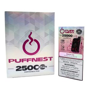 PUFF NEST 25000 PUFFS Peach Ice Disposable Vape