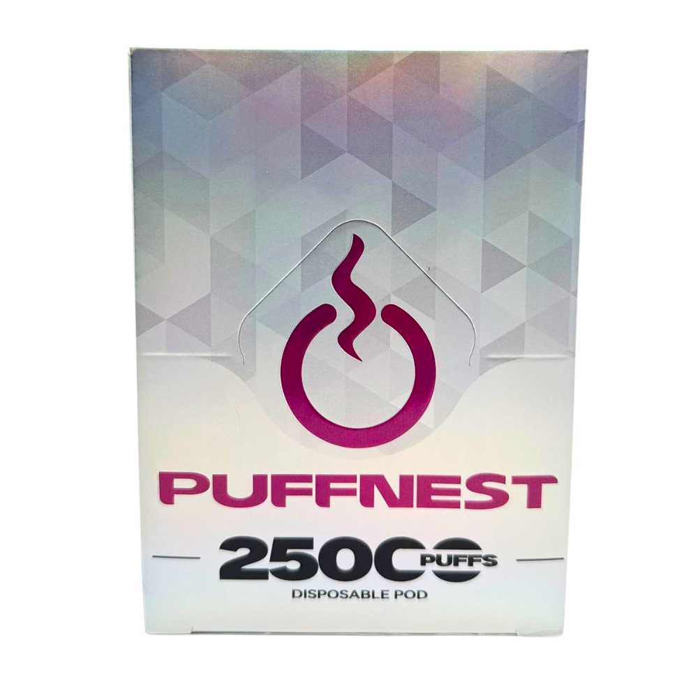PUFF NEST 25000 PUFFS Peach Ice Disposable Vape - 18 mL, 2% Nicotine 2 PUFF NEST 25000 PUFFS Peach Ice Disposable Vape - 18 mL, 2% Nicotine - Image 2