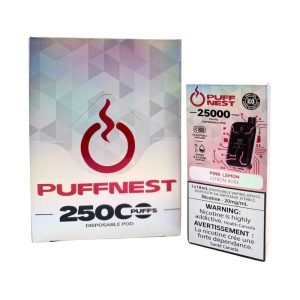 PUFF NEST 25000 PUFFS Pink Lemon Disposable Vape