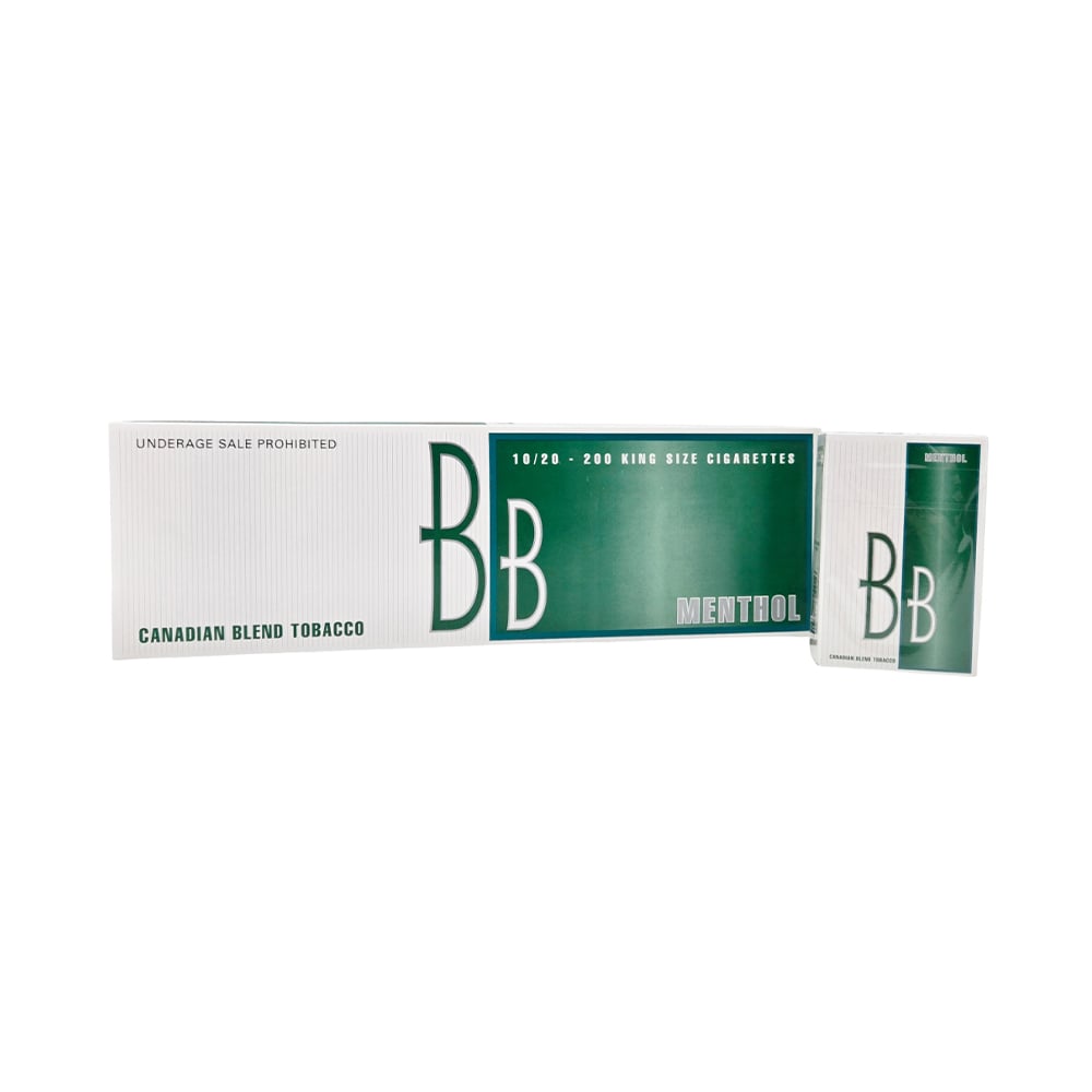 BB Canadian Blend Cigarettes Menthol 1 BB Canadian Blend Cigarettes Menthol - buy online in Canada