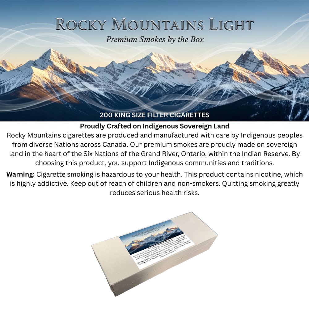 Rocky Mountains Light Flavour Cigarettes